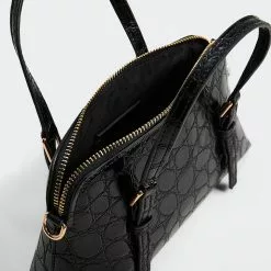 Mango Crossbody Croc-Effect Bag -Mango popular store mango 1137 0626336 5