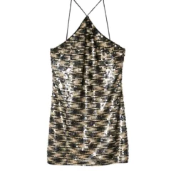 Mango Short Sequin Dress -Mango popular store mango 1147 4450326 6