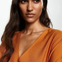 Mango Belt Satin Dress -Mango popular store mango 1182 9906336 4