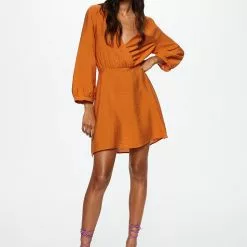 Mango Belt Satin Dress -Mango popular store mango 1183 9906336 5