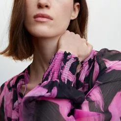 Mango Printed Chiffon Blouse -Mango popular store mango 1231 9329046 3