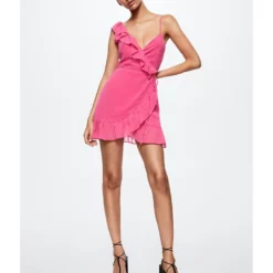 Mango Asymmetric Neckline Dress -Mango popular store mango 1267 2754126 5