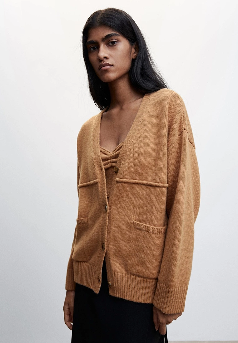 Mango Pocket Knit Cardigan 3 Mango Pocket Knit Cardigan