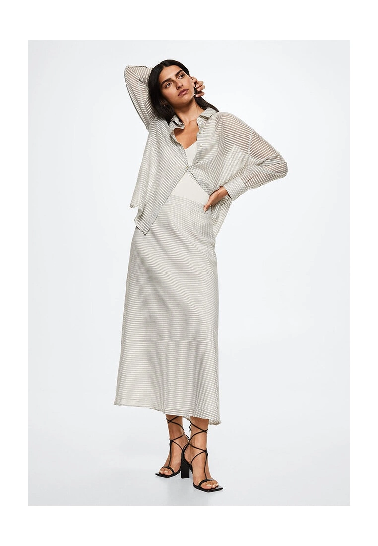 Mango Striped Skirt 7 Mango Striped Skirt - Image 5