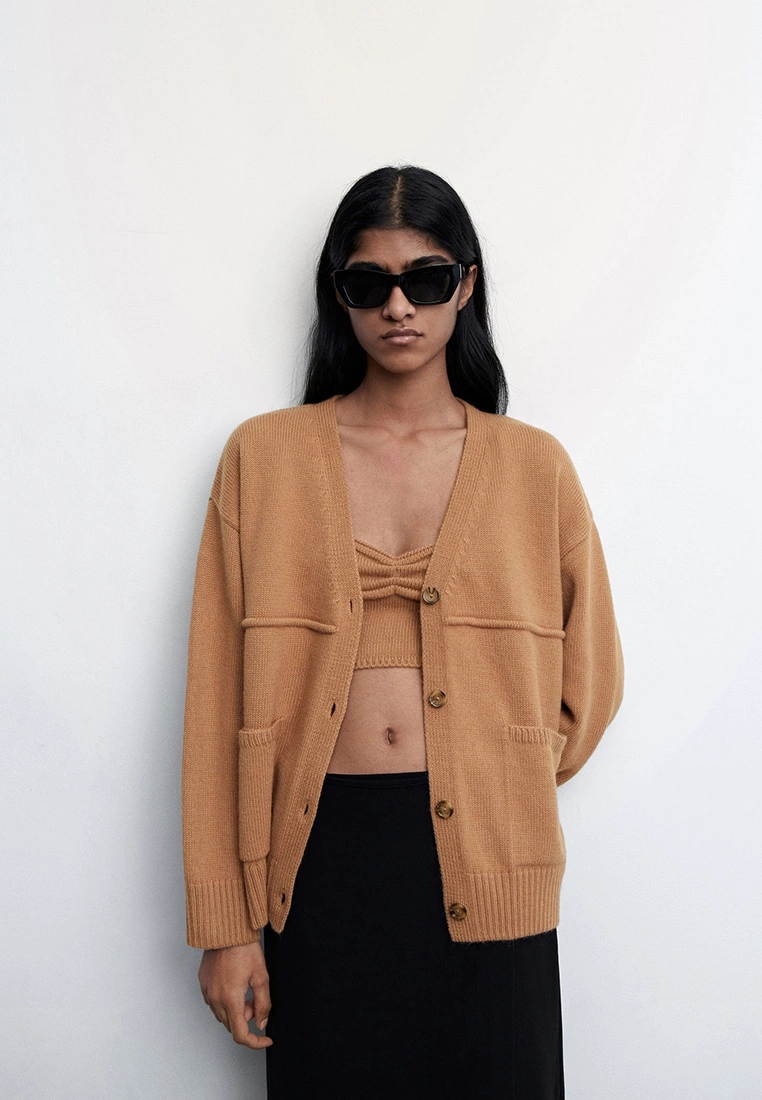 Mango Pocket Knit Cardigan 6 Mango Pocket Knit Cardigan - Image 4