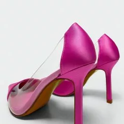 Mango Vinyl High Heels -Mango popular store mango 1294 5470036 3