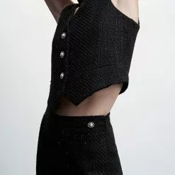 Mango Jewel Button Tweed Trousers 9 Mango Jewel Button Tweed Trousers -Mango popular store mango 1310 9232536 3