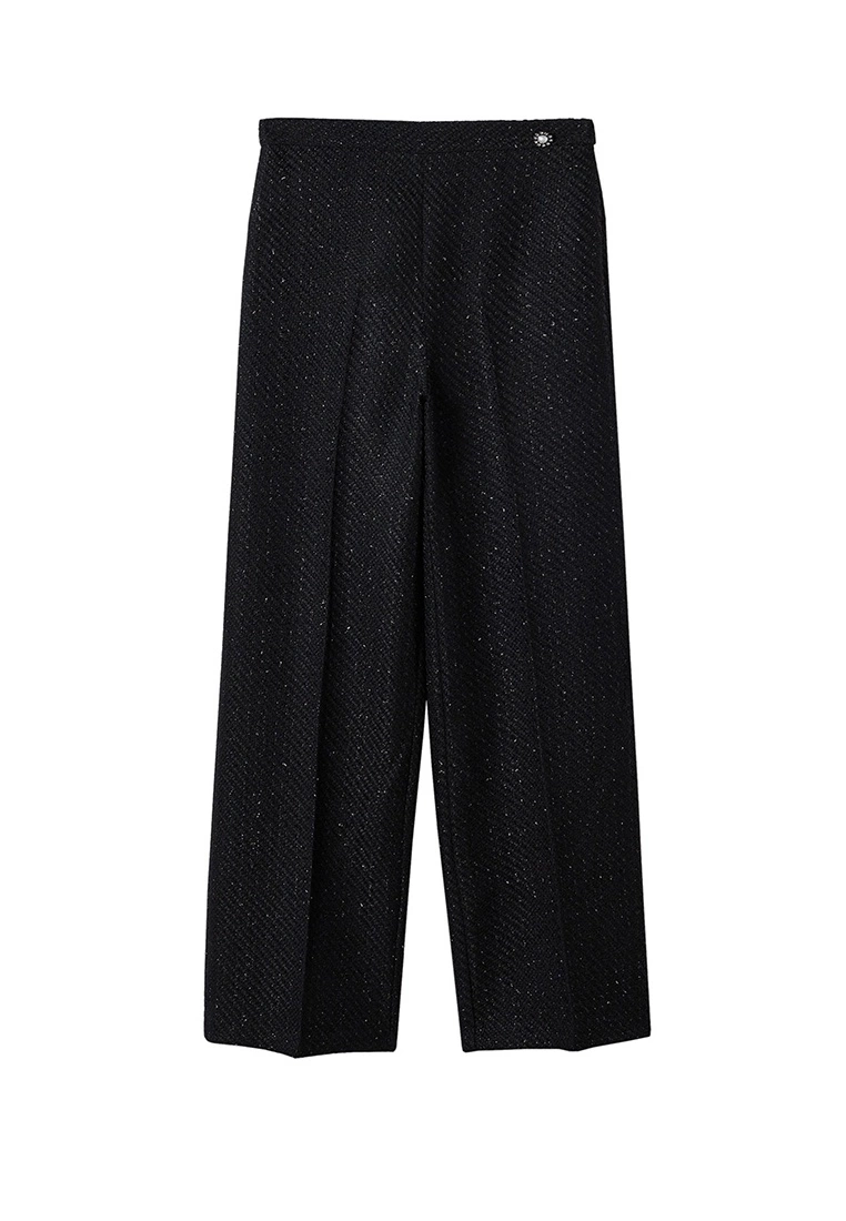 Mango Jewel Button Tweed Trousers 7 Mango Jewel Button Tweed Trousers - Image 5