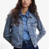 Mango Pocketed Denim Jacket