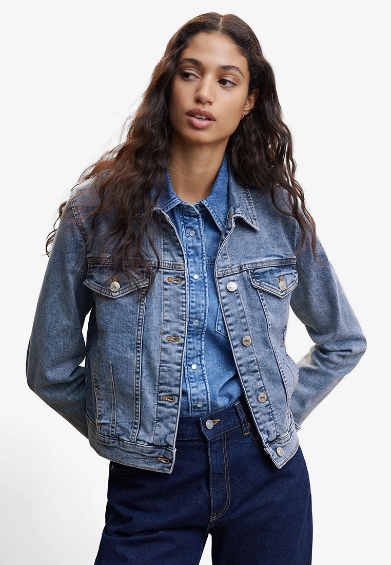 Mango Pocketed Denim Jacket 3 Mango Pocketed Denim Jacket