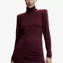 Mango Knitted Turtleneck Dress