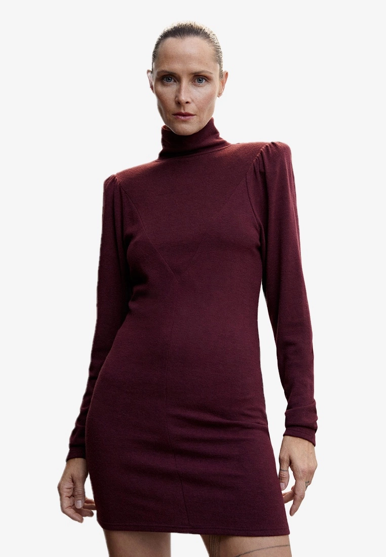 Mango Knitted Turtleneck Dress 3 Mango Knitted Turtleneck Dress