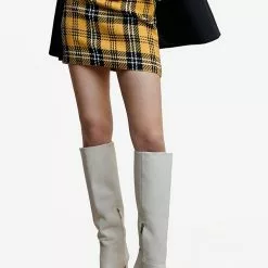 Mango Skirt With Belt Detail