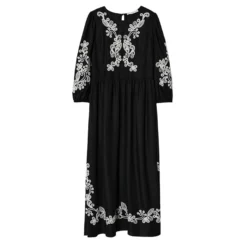 Mango Ethnic Embroidery Dress -Mango popular store mango 1327 9852536 5