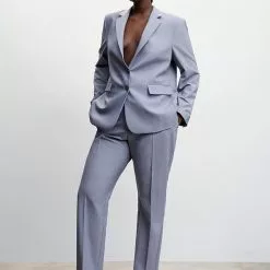 Mango Peak Lapel Suit Blazer -Mango popular store mango 1342 1229046 7