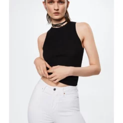 Mango High-Rise Skinny Jeans -Mango popular store mango 1346 5306816 3