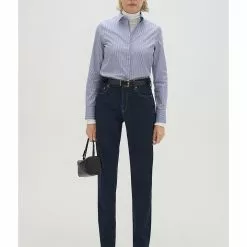 Mango Poplin Slim Striped Shirt 14 Mango Poplin Slim Striped Shirt -Mango popular store mango 1348 9770826 6