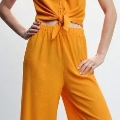 Mango Textured Flowy Trousers -Mango popular store mango 1355 3326536 8