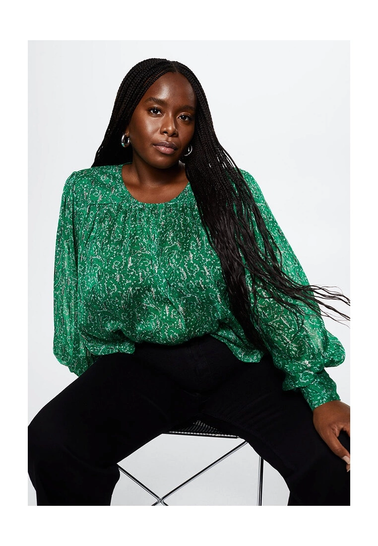 Mango Floral Print Blouse 5 Mango Floral Print Blouse - Image 3