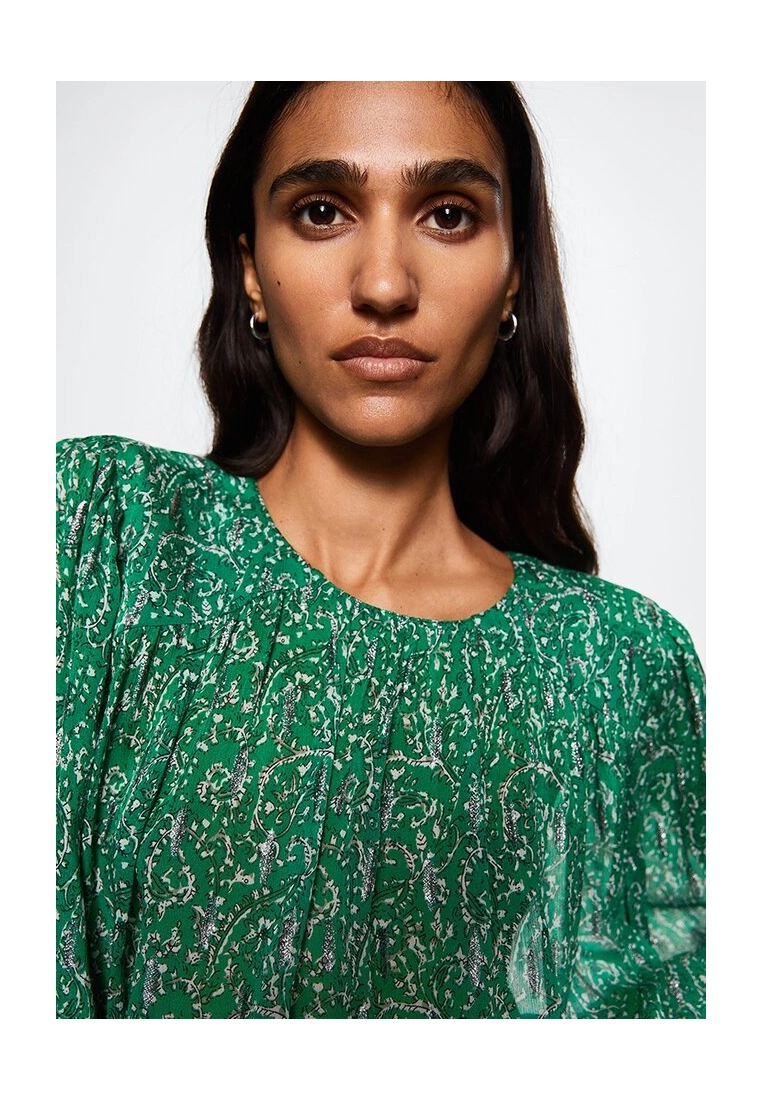 Mango Floral Print Blouse 6 Mango Floral Print Blouse - Image 4