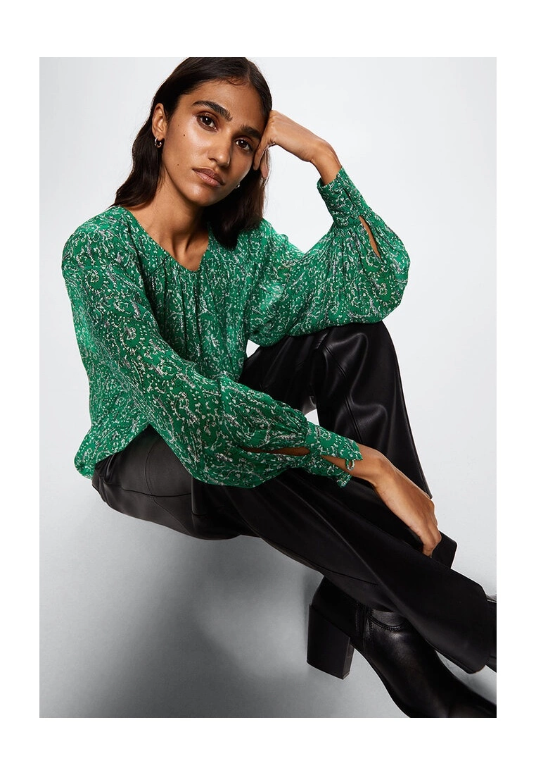 Mango Floral Print Blouse 7 Mango Floral Print Blouse - Image 5