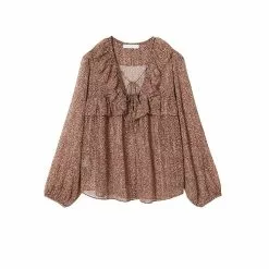 Mango Animal Print Blouse -Mango popular store mango 1365 0830826 9