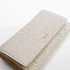 Mango Croc-Effect Fold Wallet -Mango popular store mango 1369 7839046 3