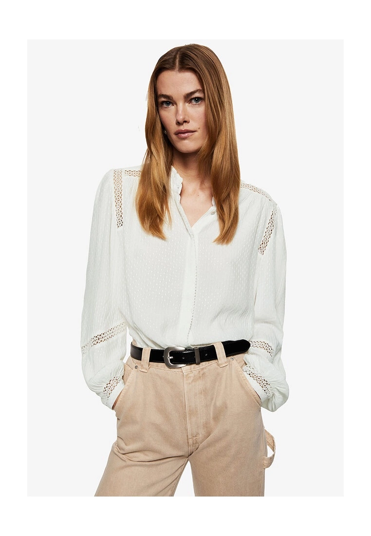 Mango Openwork Detail Blouse 3 Mango Openwork Detail Blouse