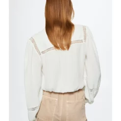 Mango Openwork Detail Blouse 8 Mango Openwork Detail Blouse -Mango popular store mango 1372 9350826 2