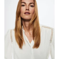 Mango Openwork Detail Blouse 9 Mango Openwork Detail Blouse -Mango popular store mango 1372 9350826 3
