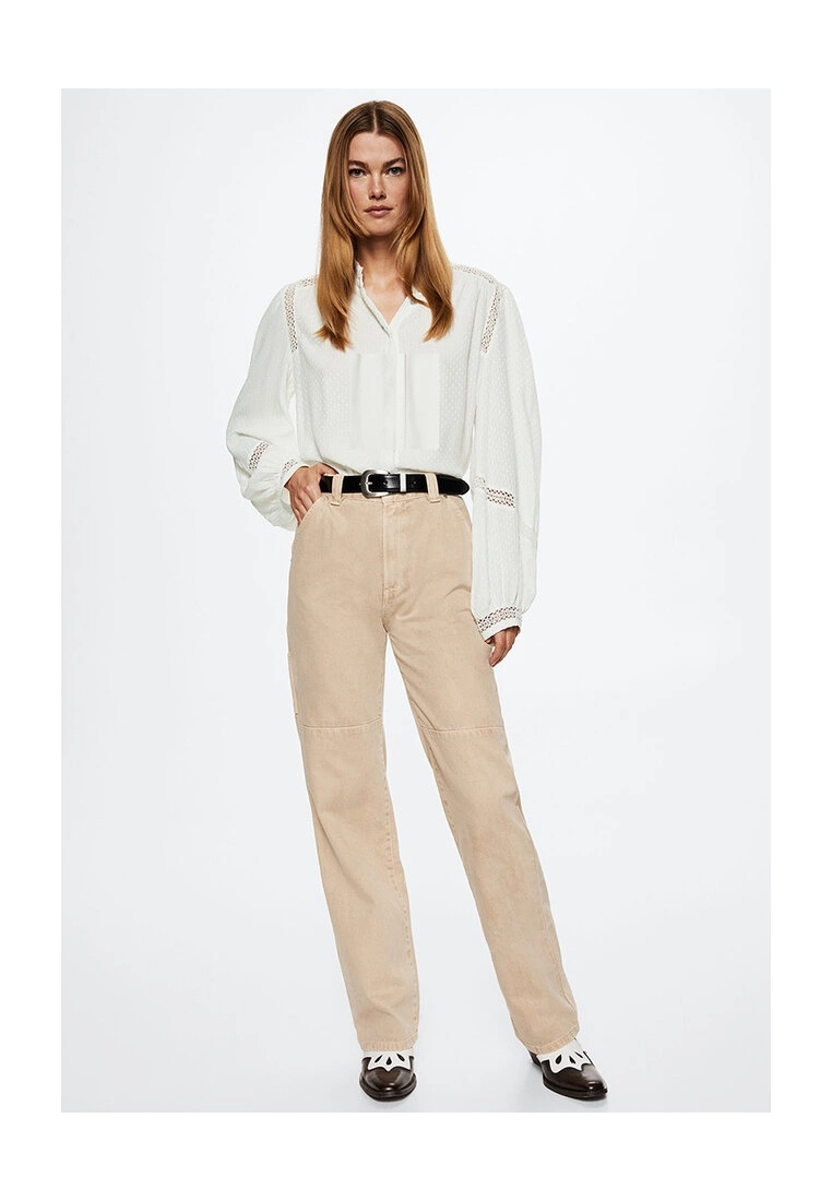 Mango Openwork Detail Blouse 7 Mango Openwork Detail Blouse - Image 5