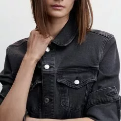 Mango Frayed Hem Denim Jacket 12 Mango Frayed Hem Denim Jacket -Mango popular store mango 1376 8549046 4