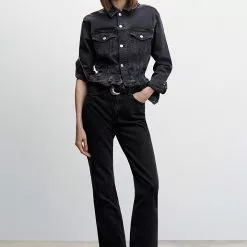 Mango Frayed Hem Denim Jacket 14 Mango Frayed Hem Denim Jacket -Mango popular store mango 1377 8549046 6