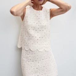 Mango Sleeveless Top 9 Mango Sleeveless Top -Mango popular store mango 1378 0642536 3