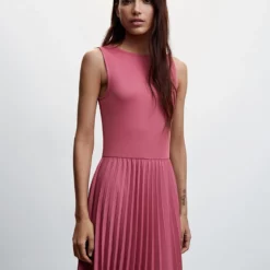 Mango Pleated Knitted Dress -Mango popular store mango 1395 0329046 4