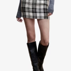 Mango Skirt With Belt Detail