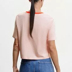 Mango Crop Plain T-Shirt 7 Mango Crop Plain T-Shirt -Mango popular store mango 1406 4652536 2