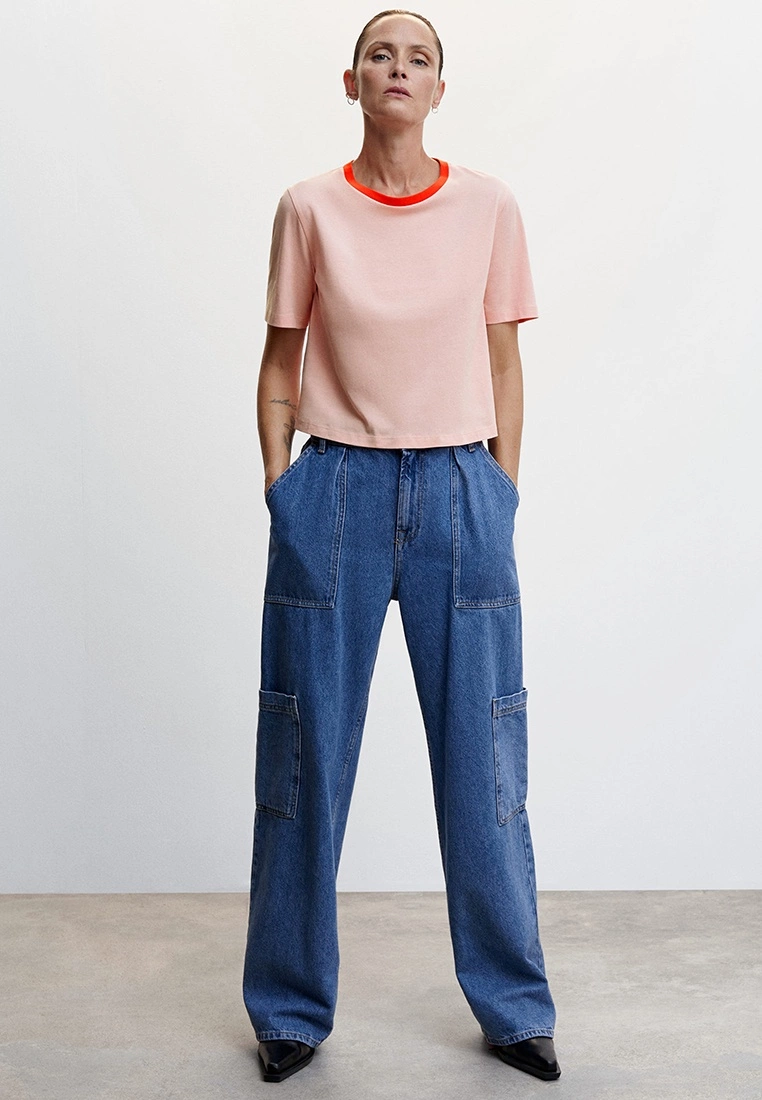 Mango Crop Plain T-Shirt 6 Mango Crop Plain T-Shirt - Image 4