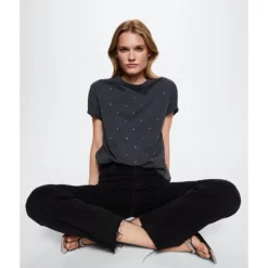 Mango Strass Cotton T-Shirt 11 Mango Strass Cotton T-Shirt -Mango popular store mango 1416 0945626 4