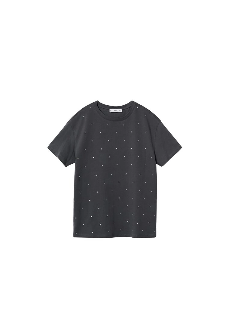 Mango Strass Cotton T-Shirt 8 Mango Strass Cotton T-Shirt - Image 6