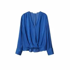 Mango Wrap V-Neckline Blouse -Mango popular store mango 1426 6816626 7