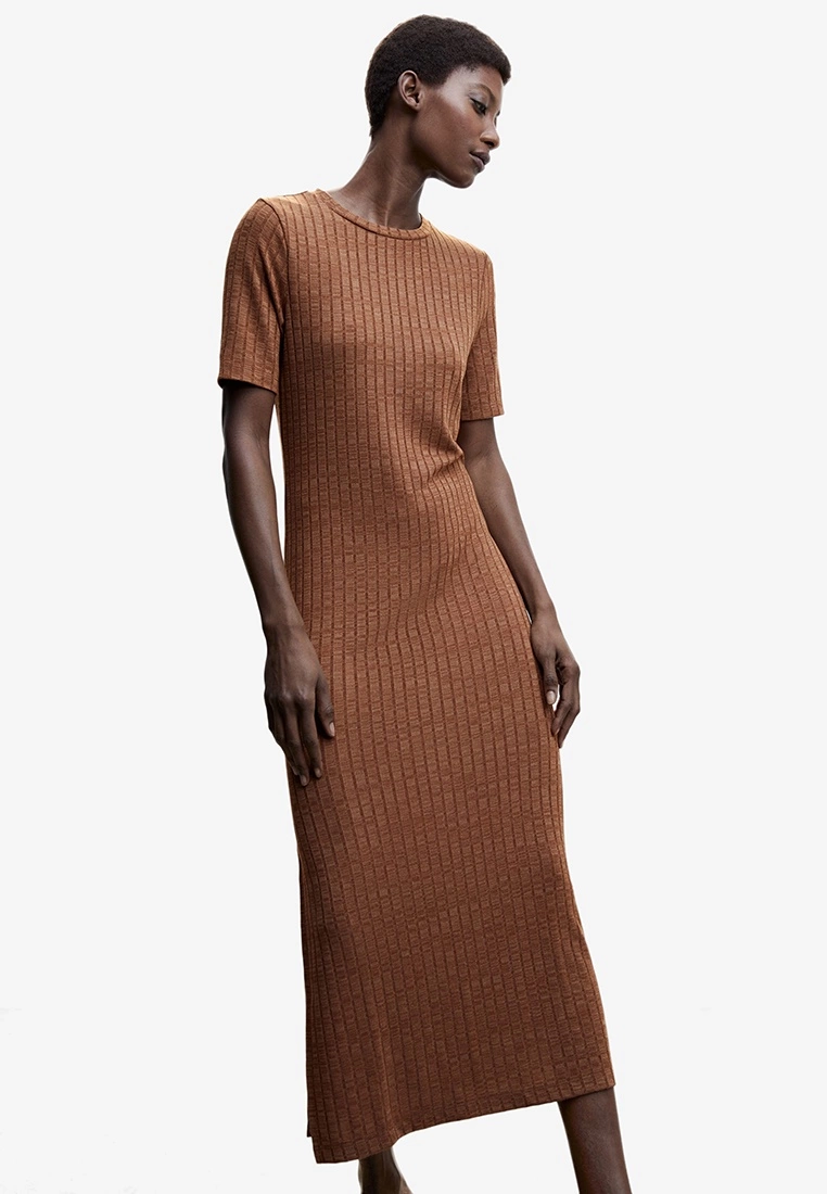 Mango Ribbed Knit Dress 3 Mango Ribbed Knit Dress