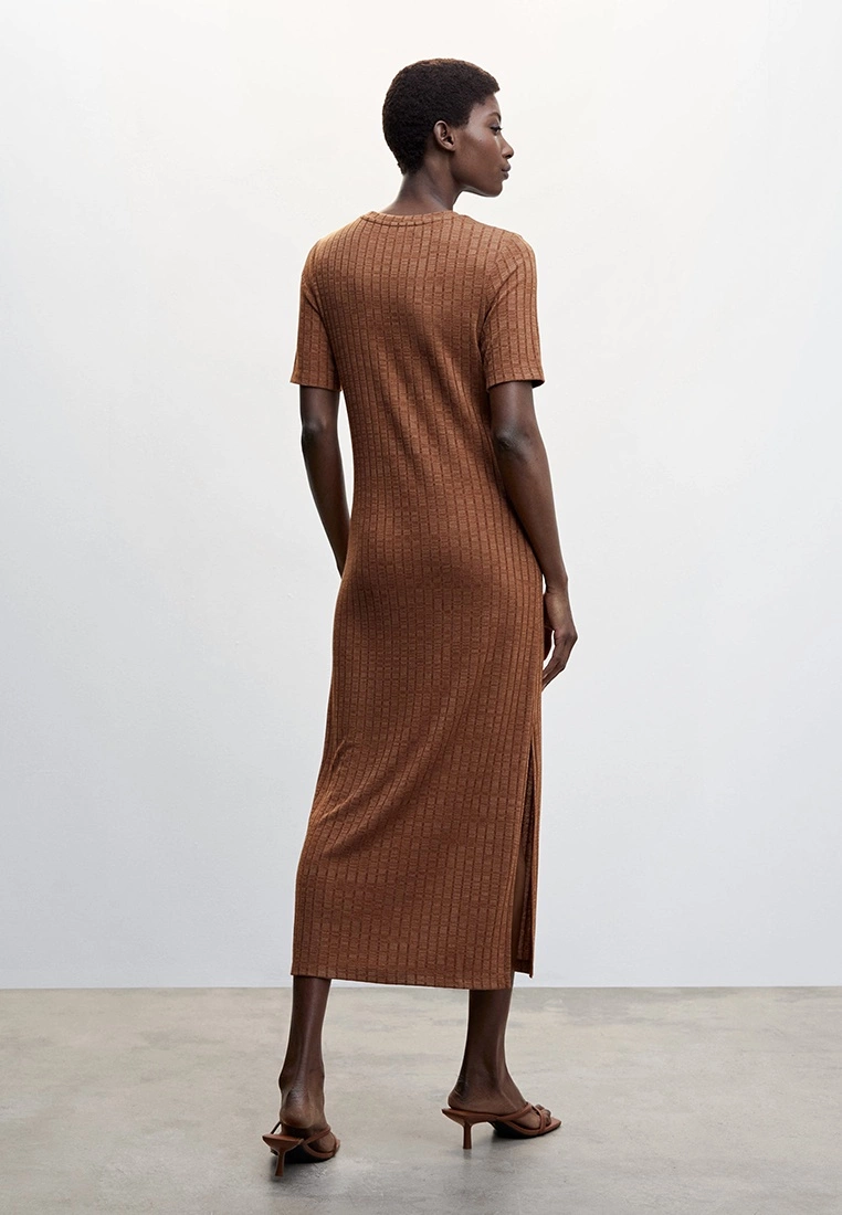 Mango Ribbed Knit Dress 4 Mango Ribbed Knit Dress - Image 2