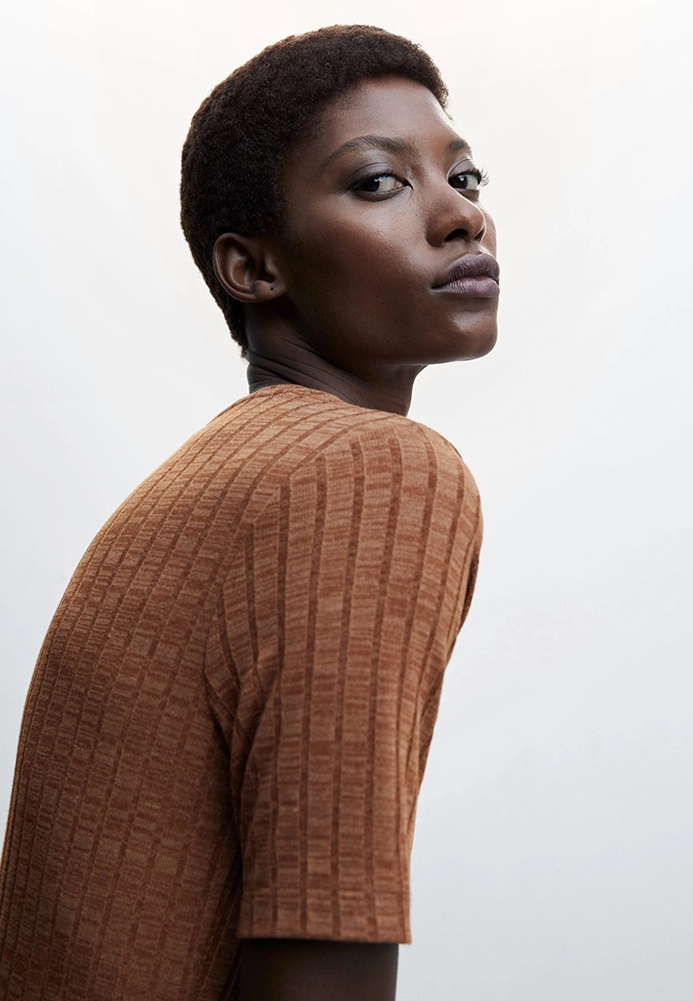 Mango Ribbed Knit Dress 5 Mango Ribbed Knit Dress - Image 3