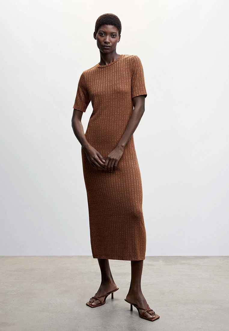 Mango Ribbed Knit Dress 7 Mango Ribbed Knit Dress - Image 5