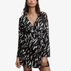 Mango Knot Print Dress