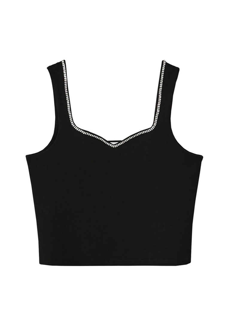 Mango Strass Corazon Neckline Top 7 Mango Strass Corazon Neckline Top - Image 5