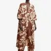 Mango Flowy Printed Kaftan Cardigan -Mango popular store mango 1437 5216936 1