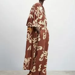 Mango Flowy Printed Kaftan Cardigan -Mango popular store mango 1439 5216936 5