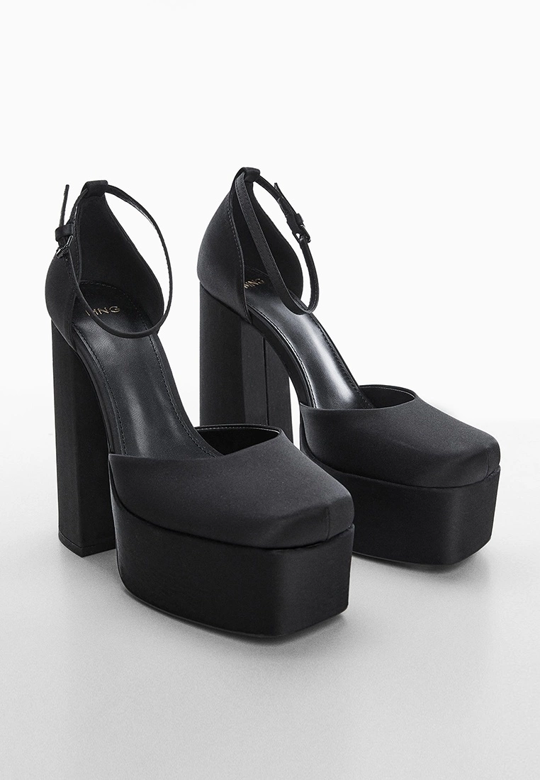 Mango Satin Platform Heels 4 Mango Satin Platform Heels - Image 2